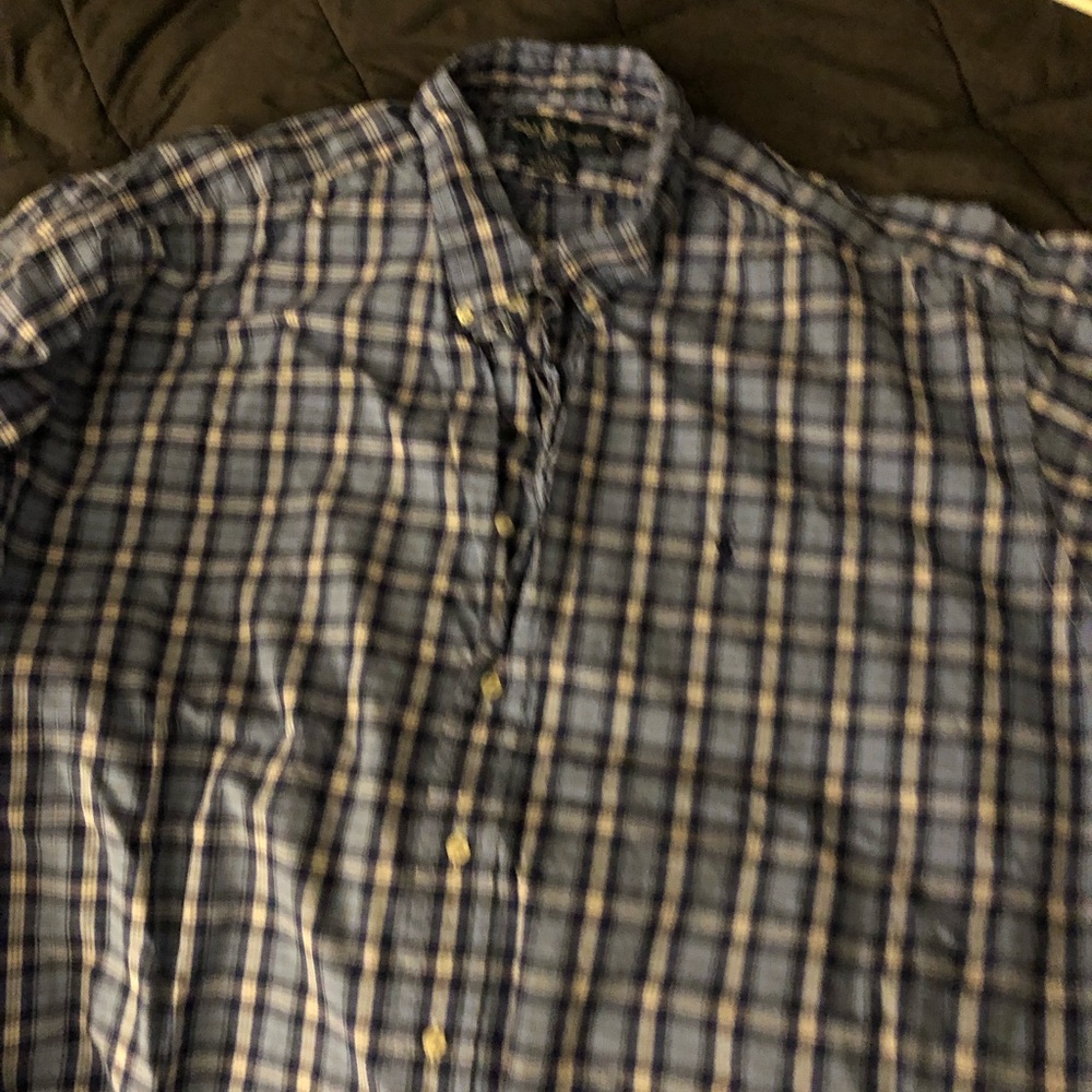 Men’s xxl button up shirt by Ralph Lauren. Shrt sl